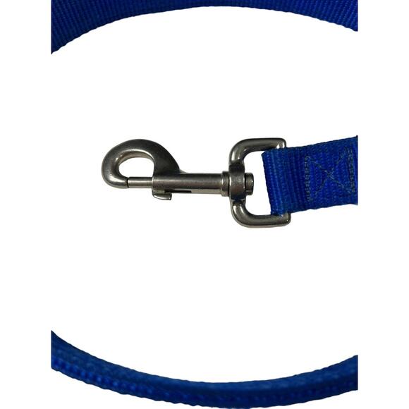 Blue Dog Leash 60” x 1” Heavy Duty Nylon Walking Training Pets - Picture 5 of 9